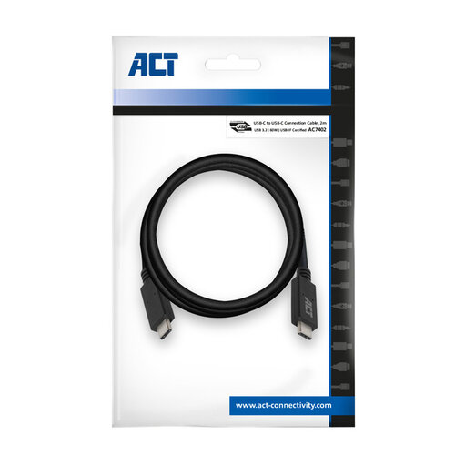 ACT Kabel ACT USB 3.2 USB-C USB-IF gecertificeerd 2 meter