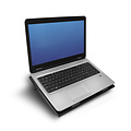 ACT Laptopstandaard ACT 2 standen met ventilator 4-p hub