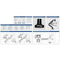 ACT Monitorarm ACT office met gasveer 1 scherm