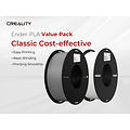 Creality Filament 3D Creality PLA 1.75mm blanc + gris 1kg