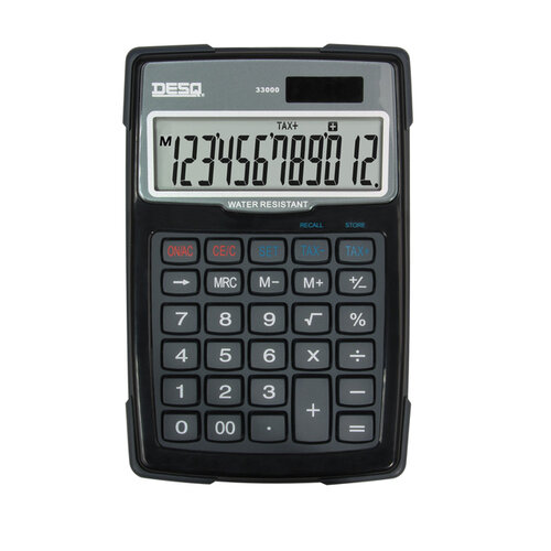 Desq Calculatrice Desq Large hydrofuge et anti-poussière