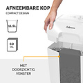 Fellowes Papiervernietiger Fellowes Powershred LX25 snippers 4x37mm wit