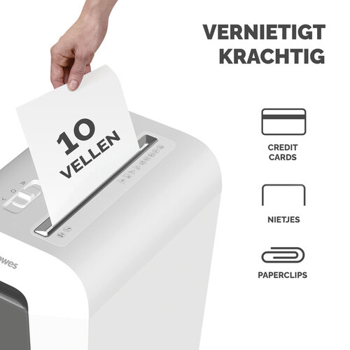 Fellowes Papiervernietiger Fellowes Powershred LX65 snippers 4x40mm wit