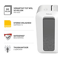 Fellowes Destructeur Fellowes Powershred LX65 particules 4x40mm blanc
