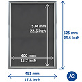 Europel Cadre clipsable Europel Economy A2 argent