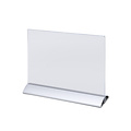 IEZZY horeca en catering Porte-carte menu IEZZY A4 portrait socle alu