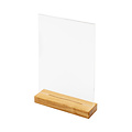 IEZZY horeca en catering Porte-menu de table IEZZY A4 bois