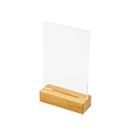 IEZZY horeca en catering Porte-menu de table IEZZY A6 bois