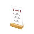 IEZZY horeca en catering Porte-menu de table IEZZY A6 bois