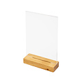 IEZZY horeca en catering Porte-menu de table IEZZY A5 bois