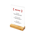 IEZZY horeca en catering Porte-menu de table IEZZY A5 bois