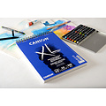 Canson Aquarelblok Canson  XL Mix Media  A3 300gr spiraal 30 vel
