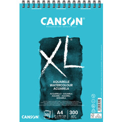 Aquarelblok Canson XL A4 30 vel 300gr spiraal