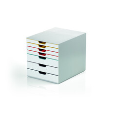 Module de classement 7 tiroirs Durable Varicolor couleurs mixtes.