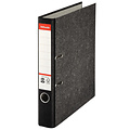 Esselte Classeur à levier Esselte Standard A4 50mm carton marbré noir