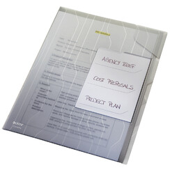Combifile Leitz 4729 sorteerzichtmap A4 PP transparant 3 stuks