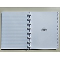 Atoma Adresboek Atoma A5 lijn 54vel 90gr PP assorti