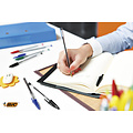 Bic Stylo bille BIC Cristal Medium noir boîte 90+10 gratuits
