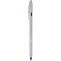 Bic Balpen Bic Cristal Re-new medium blauw blister à 1 balpen + 2 vullingen