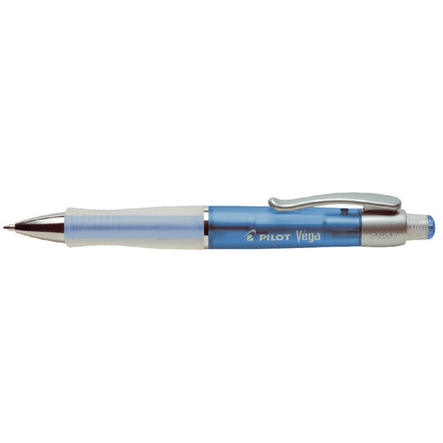Pilot Balpen PILOT Vega medium transparant blauw