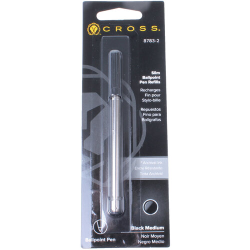 Cross Recharge stylo bille Cross Slim Click M noir