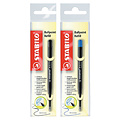 Stabilo Balpenvulling STABILO standaard medium blauw blister à 1 stuk