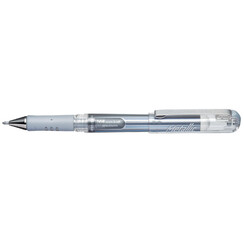Gelschrijver Pentel K230M medium metallic zilver