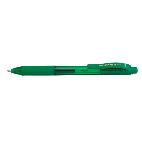 Pentel Gelschrijver Pentel BL107 Energel-X medium groen