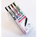 Artline Fineliner Artline 200 ogive Fin assorti 4 pièces