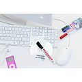 edding Feutre CD edding 8400 pointe ogive 0,5-1mm rouge