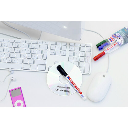 edding Cd marker edding 8400 rond 0.5-1.0mm blauw