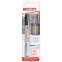 Feutre peinture 750 ogive 2-4mm noir blister 1 pièce