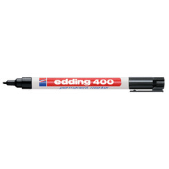 Marqueur edding 400 ogive 1mm noir