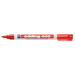 Marqueur Edding 400 ogive 1mm rouge