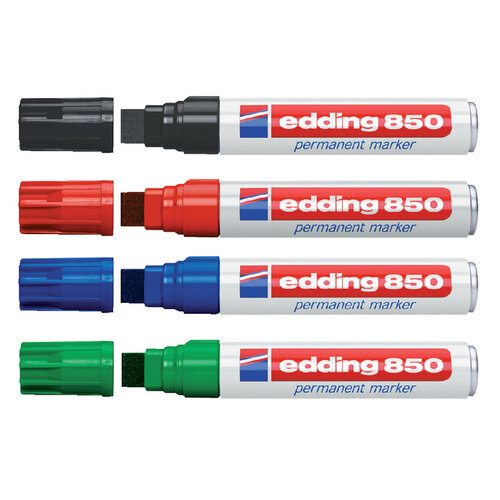 edding Marqueur edding 850 Pointe carrée 5-16mm bleu