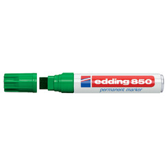Marqueur edding 850 Pointe carrée 5-16mm vert