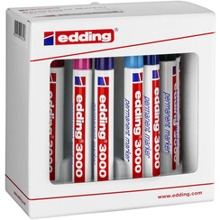 Feutre edding 3000 ogive 1,5-3mm assorti set 10 pièces
