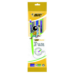 Vulpotlood Bic Matic fun HB  0.7mm blister Ã  3 stuks