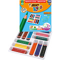 Bickids Kleurpotloden BicKids Evolution ecolutions assorti schoolbox à 144 stuks
