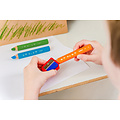 Bickids Whiteboardpotlood BicKids Multi Surface inclusief puntenslijper en doekje assorti pak à 3 stuks