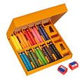 Bickids Kleurpotloden Bickids Multi Surface Class incl 2 puntenslijpers assorti 10 kleuren pak à 40 stuks