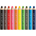 Bickids Kleurpotloden Bickids Multi Surface Class incl 2 puntenslijpers assorti 10 kleuren pak à 40 stuks