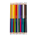 Bruynzeel Crayon de couleur Bruynzeel Kids Twin Point blisterr 12 pièces assorti