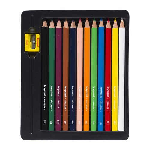 Bruynzeel Kleurpotloden Bruynzeel Kids Triple blister à 12 stuks assorti