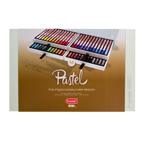 Bruynzeel Crayon pastel Bruynzeel Design set 48 pièces assorti