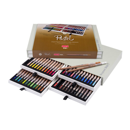 Bruynzeel Crayon pastel Bruynzeel Design set 48 pièces assorti