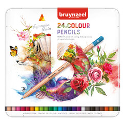 Crayon de couleur Bruynzeel Expression Colour boîte 24 pièces assorti