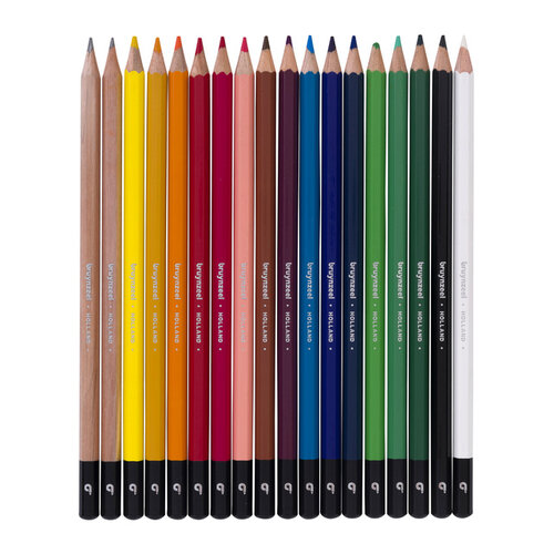 Bruynzeel Kleurpotlood Bruynzeel set à 18 stuks assorti