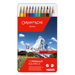 Kleurpotloden Caran d'Ache Prismalo 12 stuks assorti