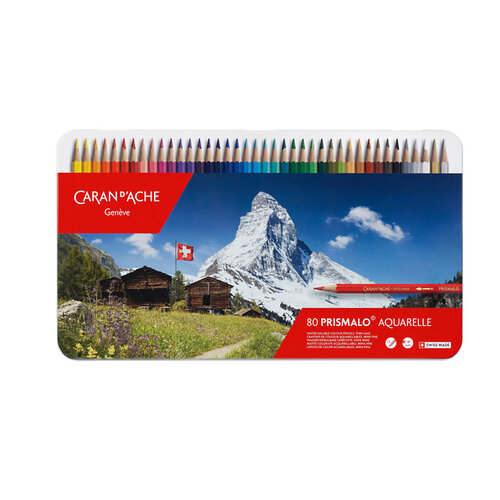 Caran d'ache Crayon de couleur Caran d’Ache Prismalo boîte 80 pièces assorti